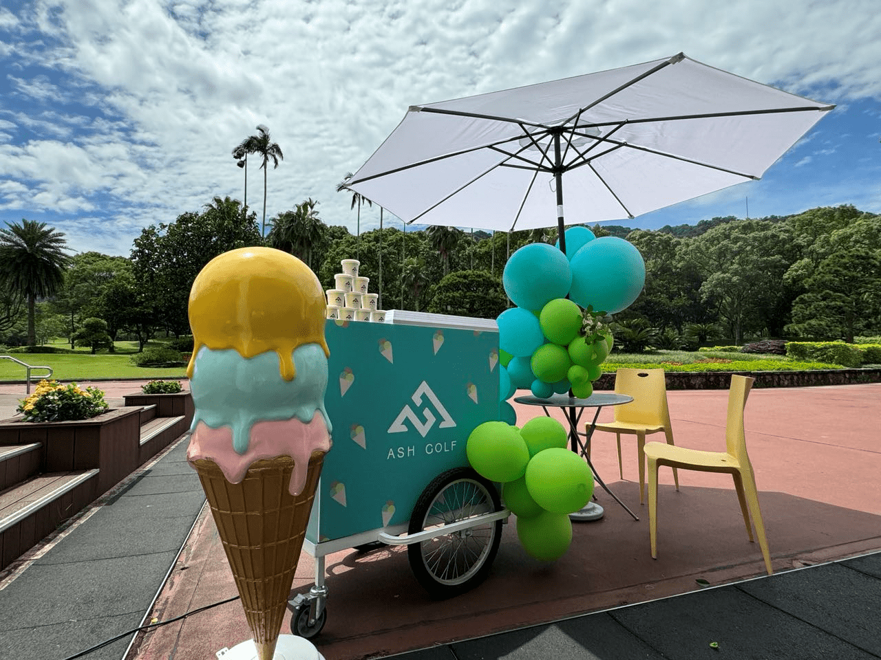 ASH GOLF X 大溪高爾夫俱樂部冰淇淋快閃活動🍦⛳ - ASH GOLF Taiwan