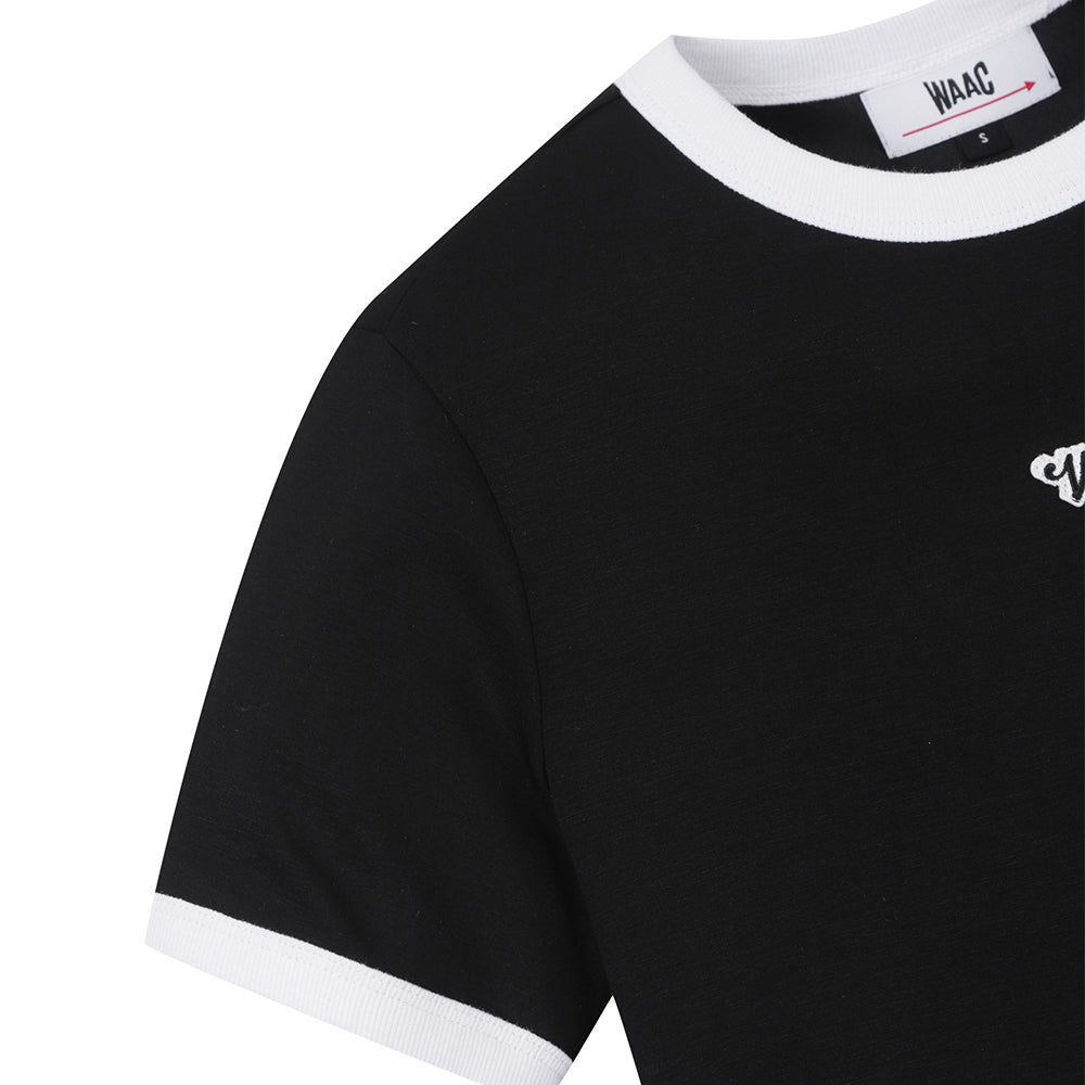 WOMEN WAAC LOGO CREWNECK TOP 女士 配色短袖上衣