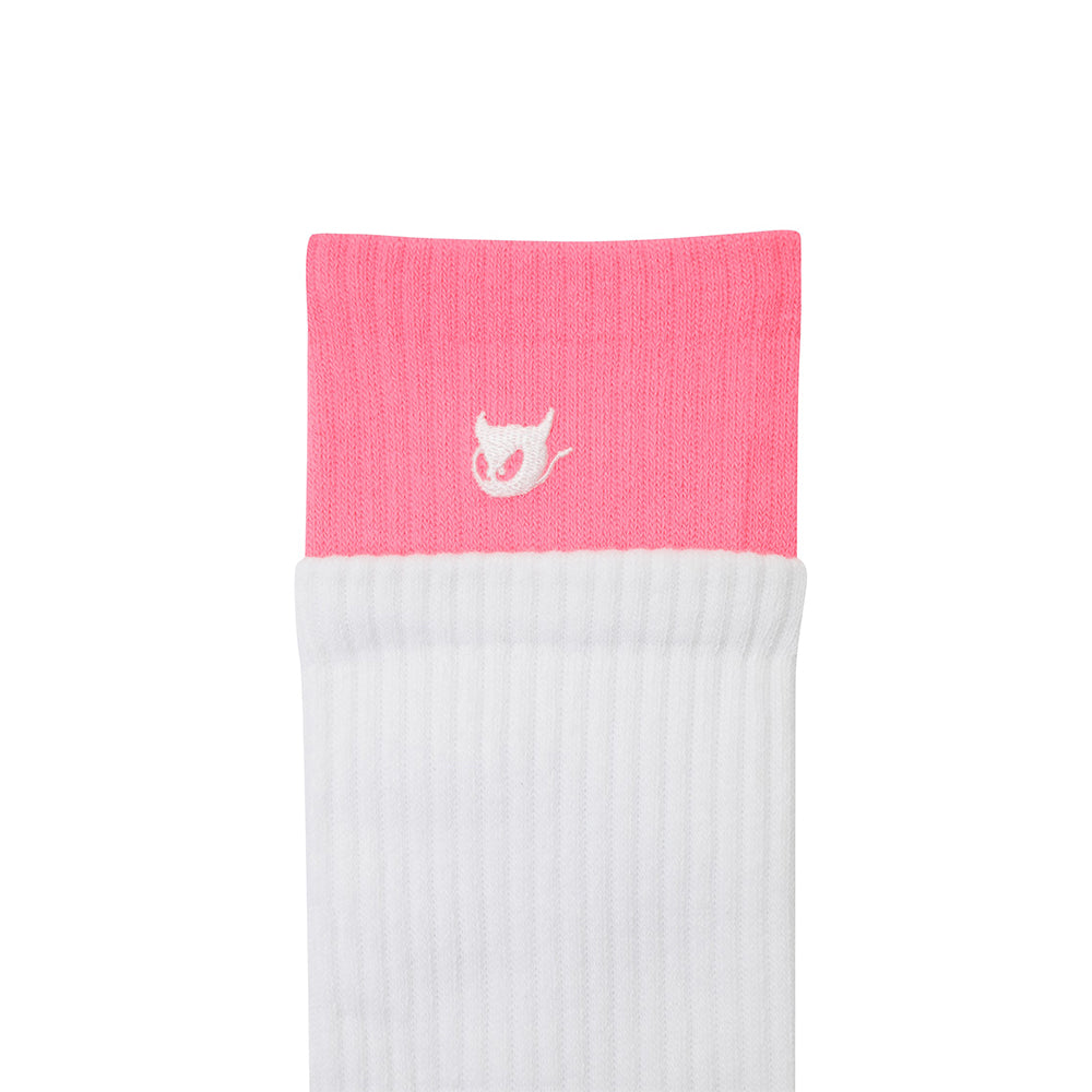 COLOR BLOCK SOCKS 女士 配色中長襪