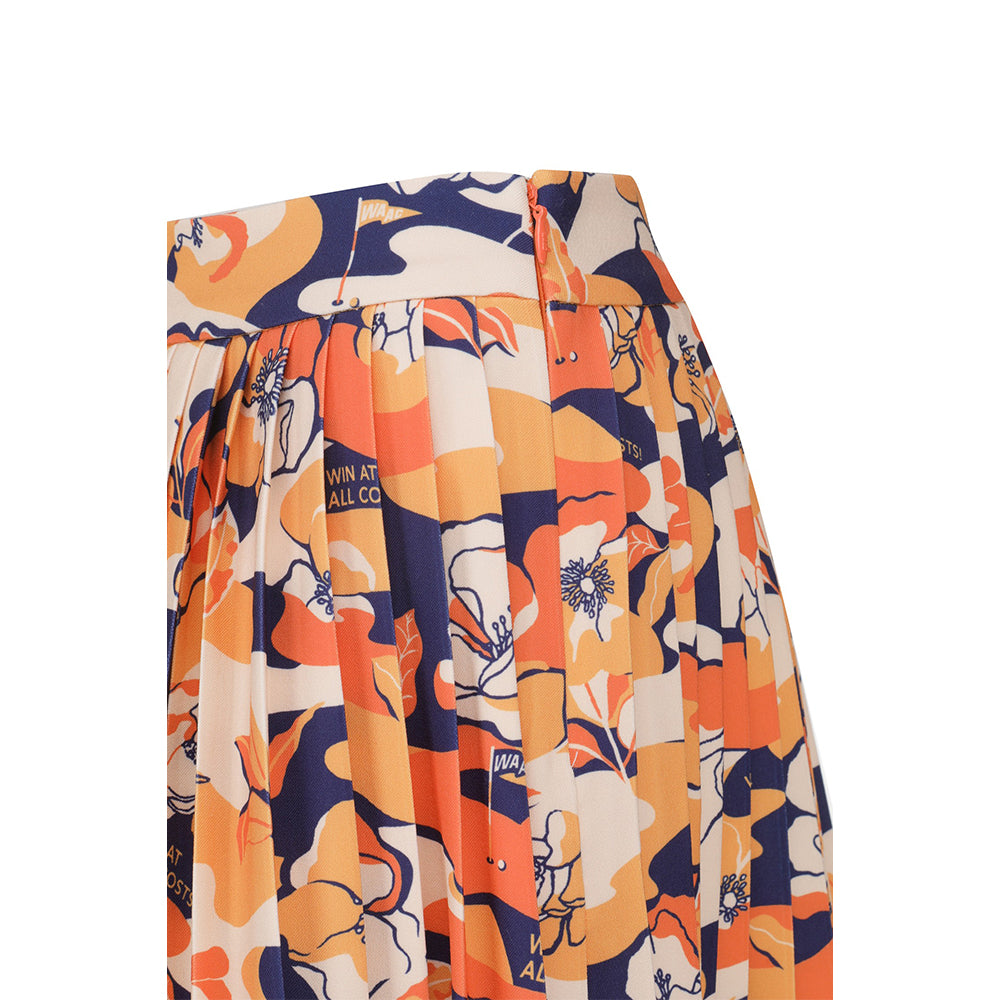 PLEATS PATTERN SKORT 女士 印花百褶短褲裙