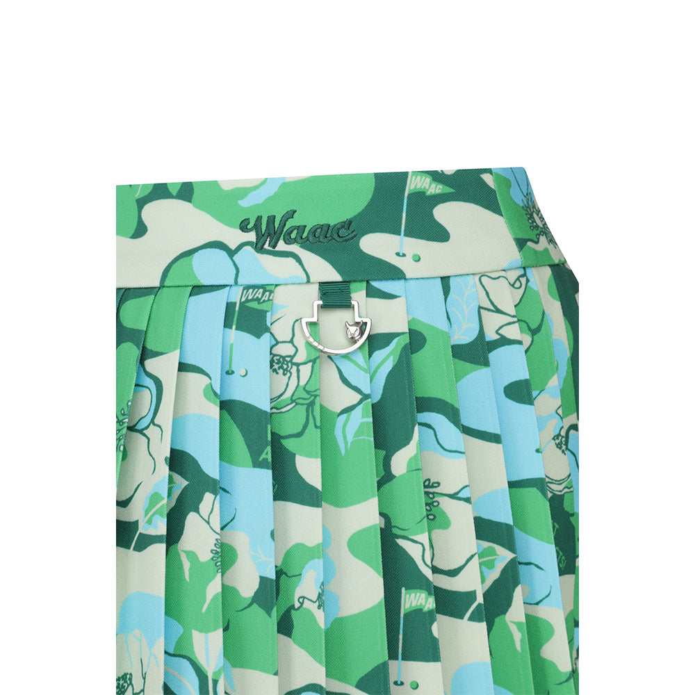 PLEATS PATTERN SKORT 女士 印花百褶短褲裙