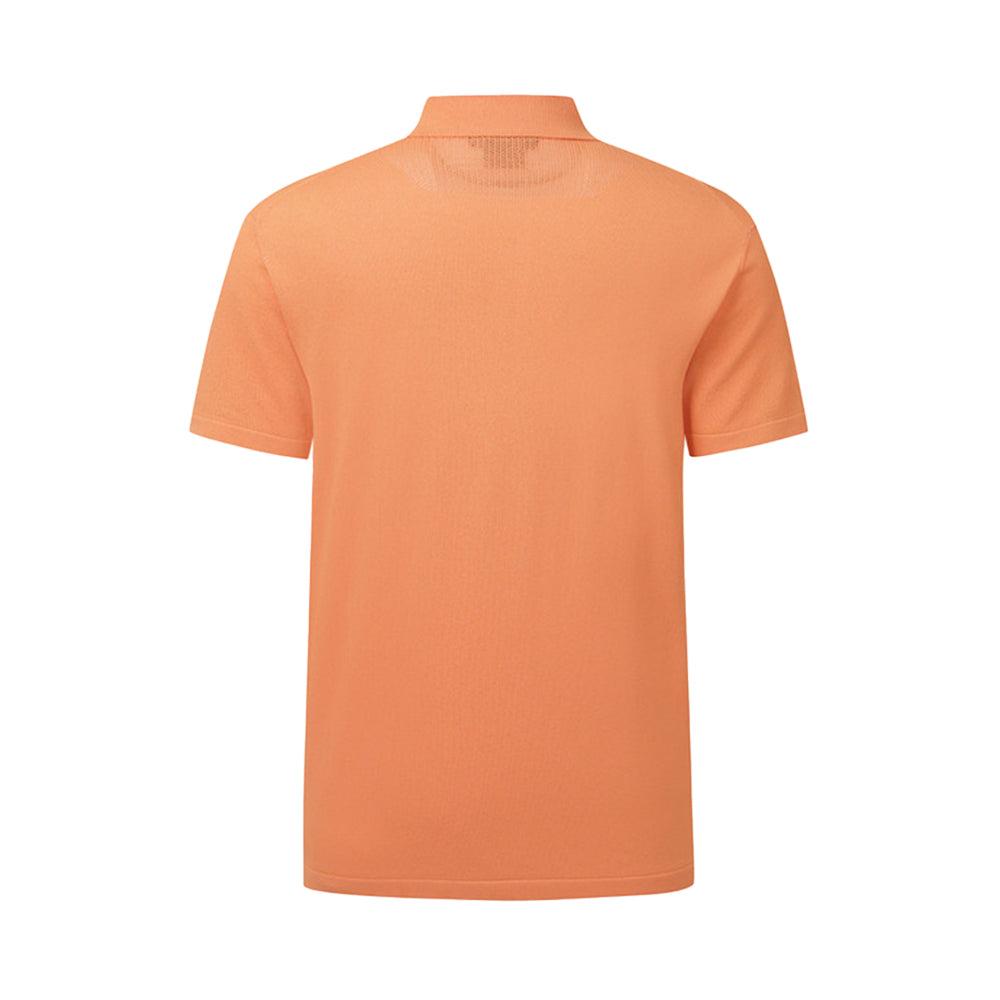 MESH STRUCTURED SHORT-SLEEVED KNIT 男士 短袖POLO衫