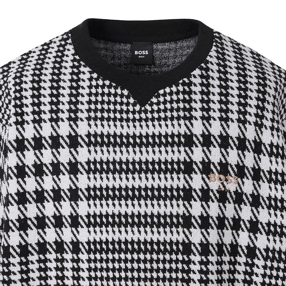 CHECK PATTERN SWEATER 男士 格紋長袖上衣 - ASH GOLF Taiwan