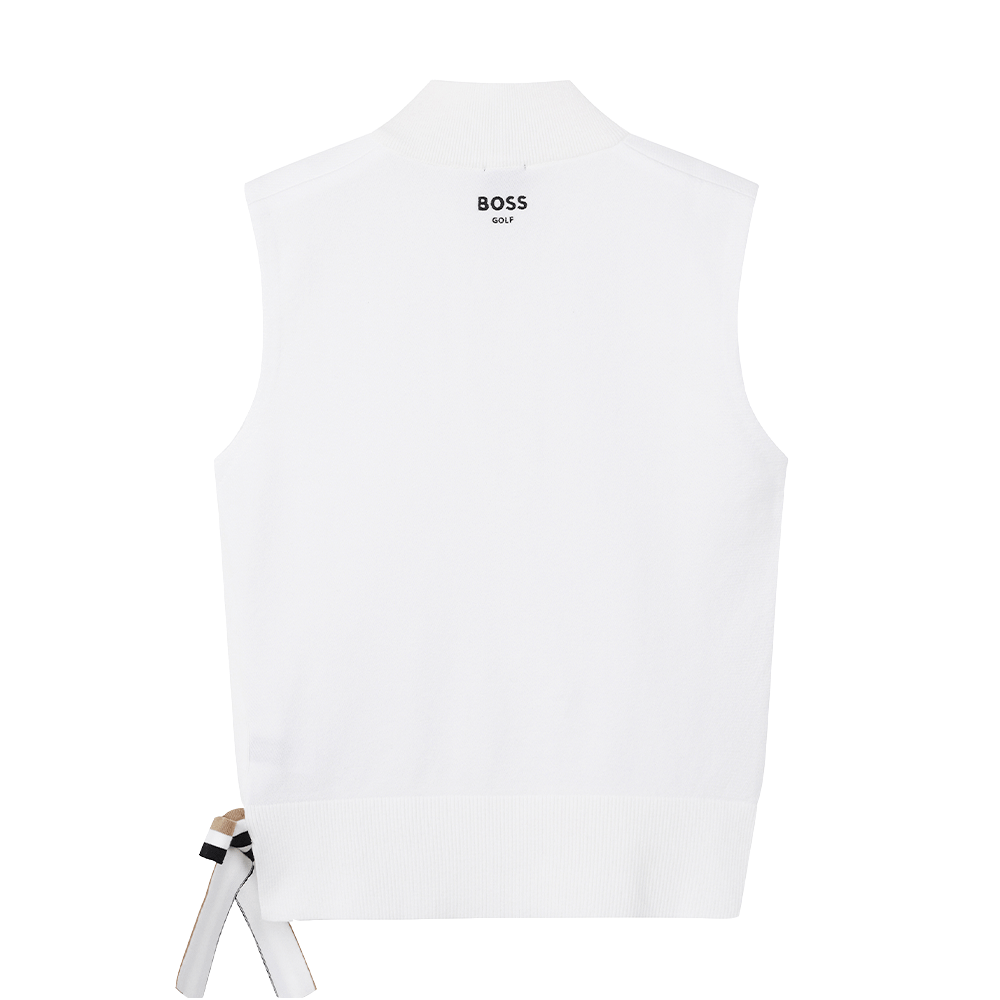 POINT SWEATER VEST 女士 半開襟針織背心 - ASH GOLF Taiwan