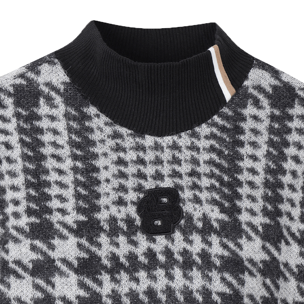 CHECK SWEATER 女士 格紋針織短袖上衣 - ASH GOLF Taiwan