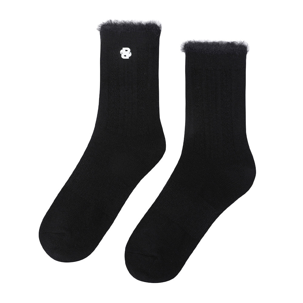 FUR POINT WOOL HIGH SOCKS 女士 羊毛中筒襪