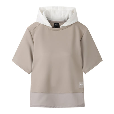 DETACHABLE HOODY TEE 女士 高爾夫短袖連帽上衣