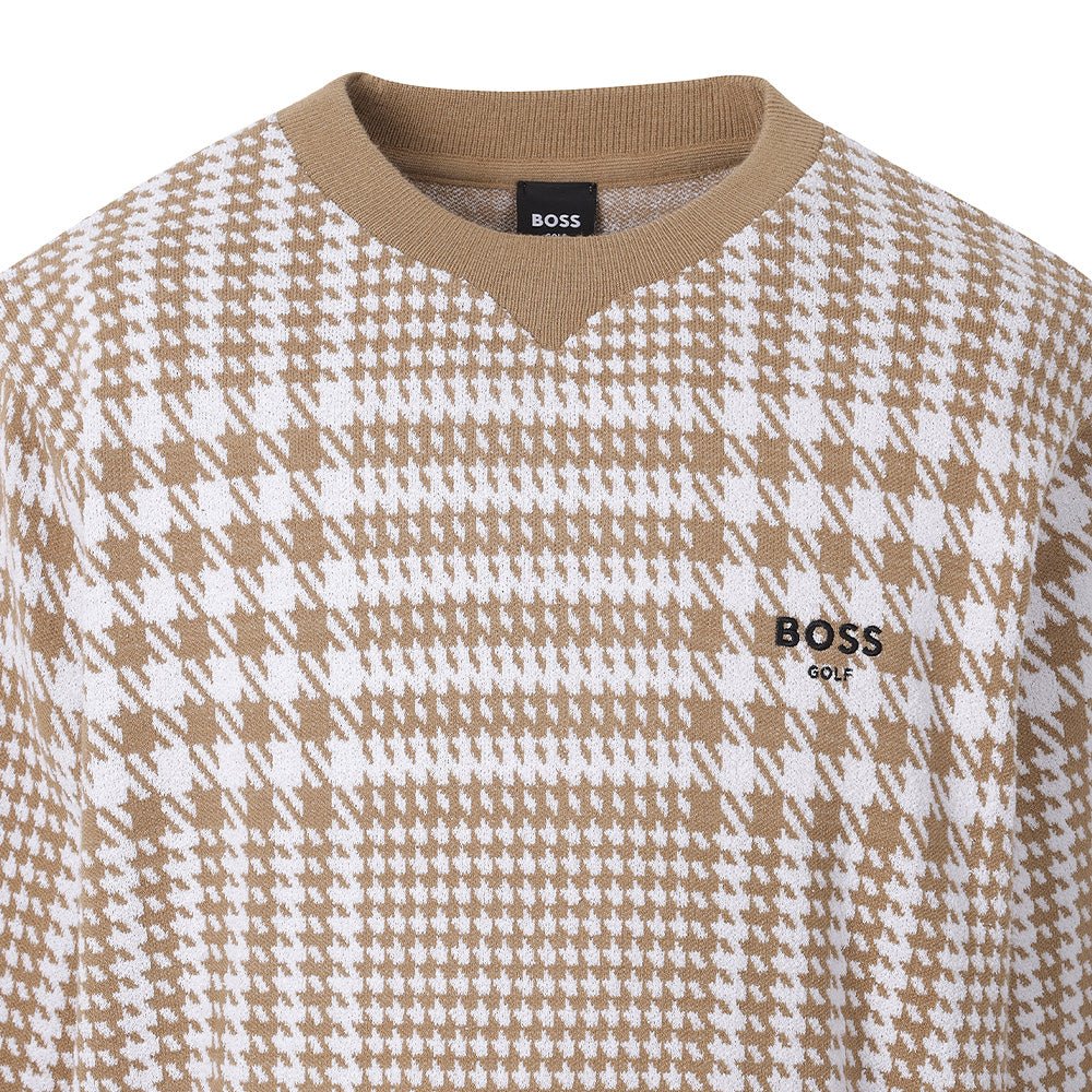 CHECK PATTERN SWEATER 男士 格紋長袖上衣 - ASH GOLF Taiwan