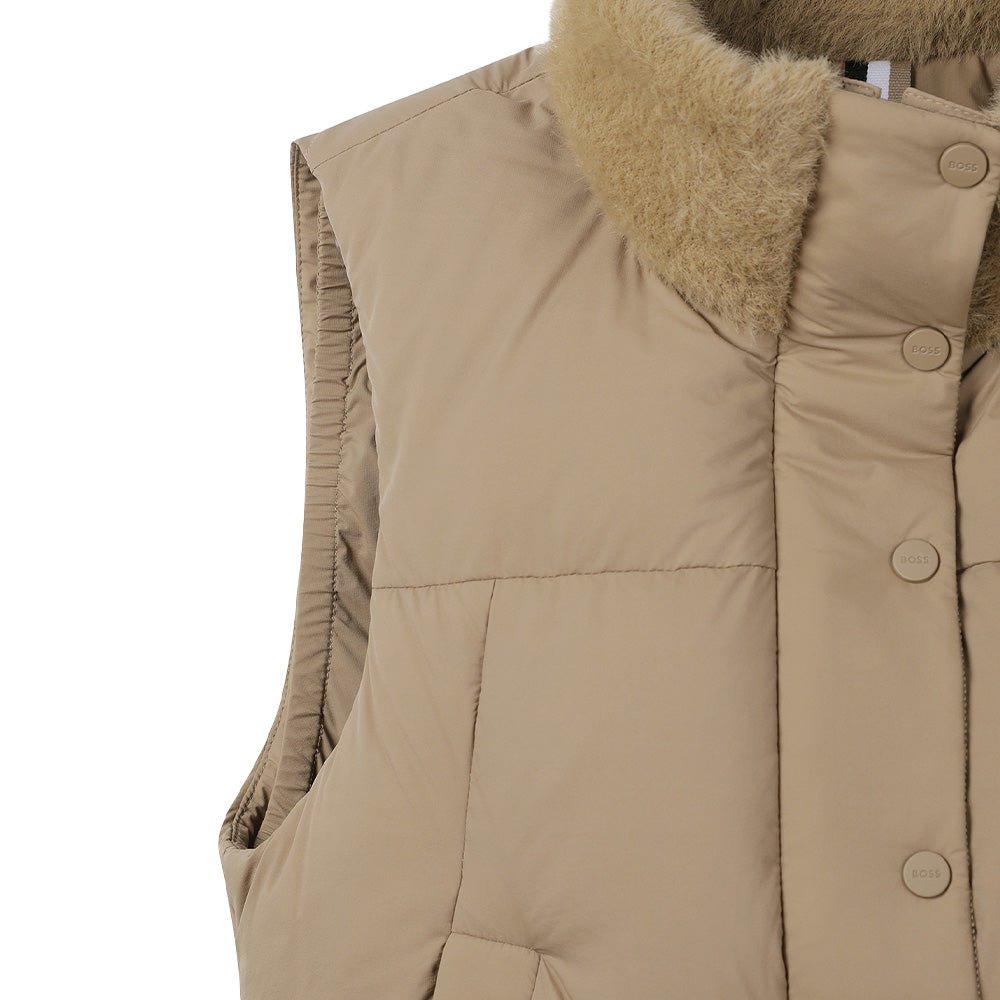 WARMFORTABLE VEST 女士 毛絨高領背心 - ASH GOLF Taiwan