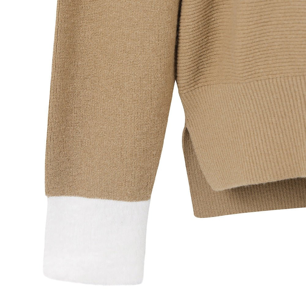 BUTTON COLLAR SWEATER 女士 針織長袖上衣 - ASH GOLF Taiwan