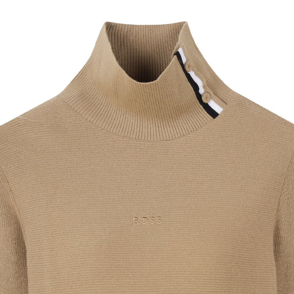BUTTON COLLAR SWEATER 女士 針織長袖上衣 - ASH GOLF Taiwan