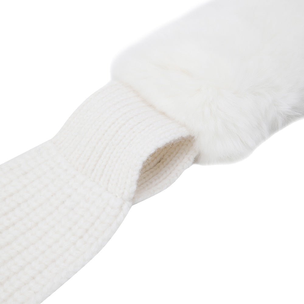 FUR NECK WARMER 女士 針織毛皮圍脖 - ASH GOLF Taiwan