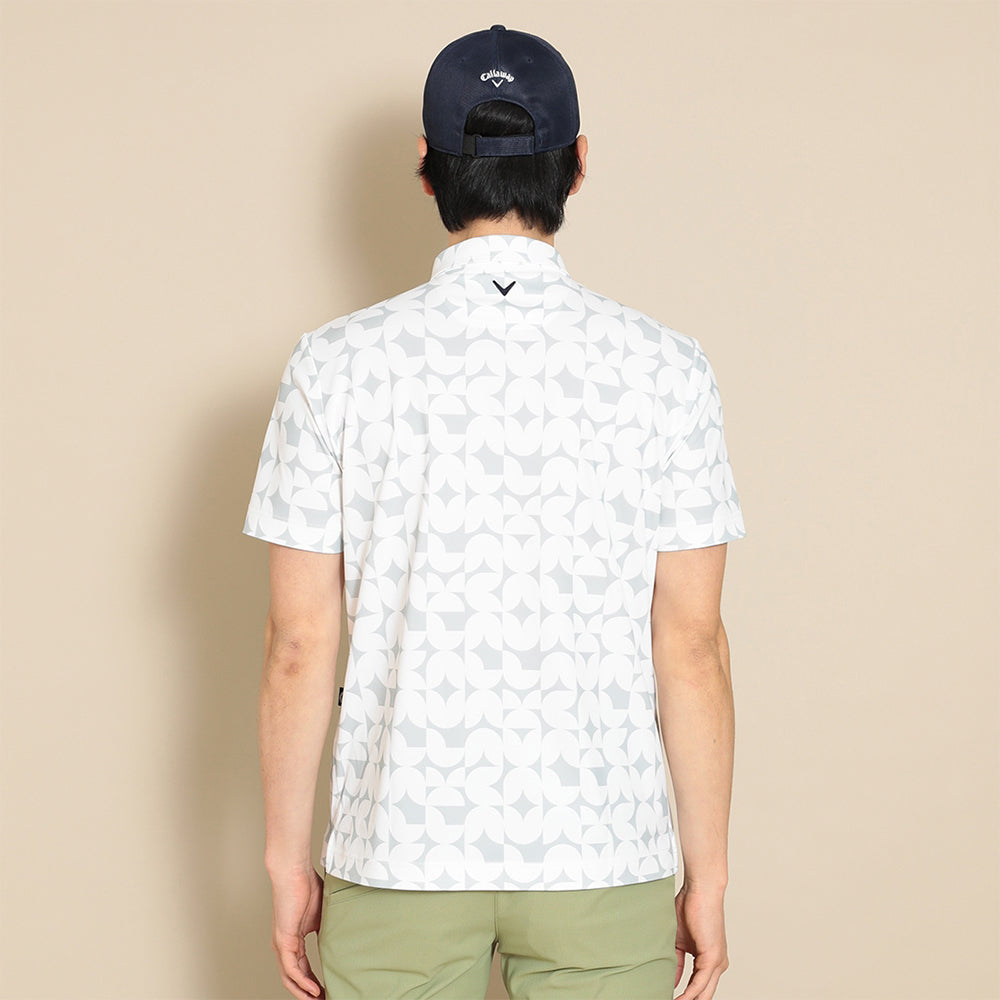 GEOMETRIC PRINT COMPACT SHORT SLEEVE SHIRT 男士 印花短袖POLO衫