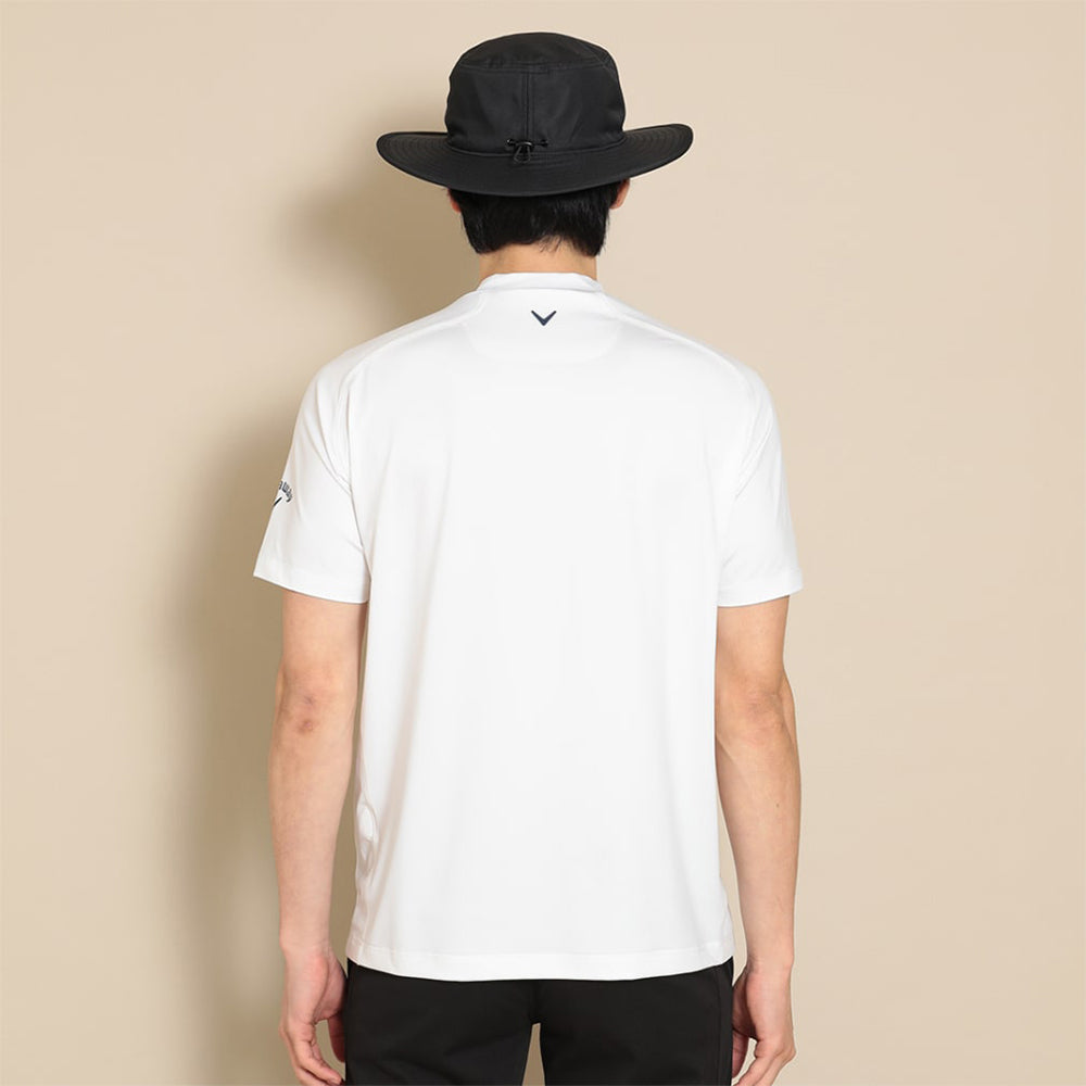STRETCH SHORT SLEEVE MOCK NECK SHIRT 男士 小高領短袖上衣