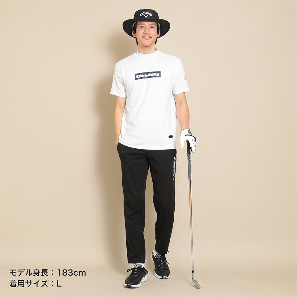 STRETCH SHORT SLEEVE MOCK NECK SHIRT 男士 小高領短袖上衣