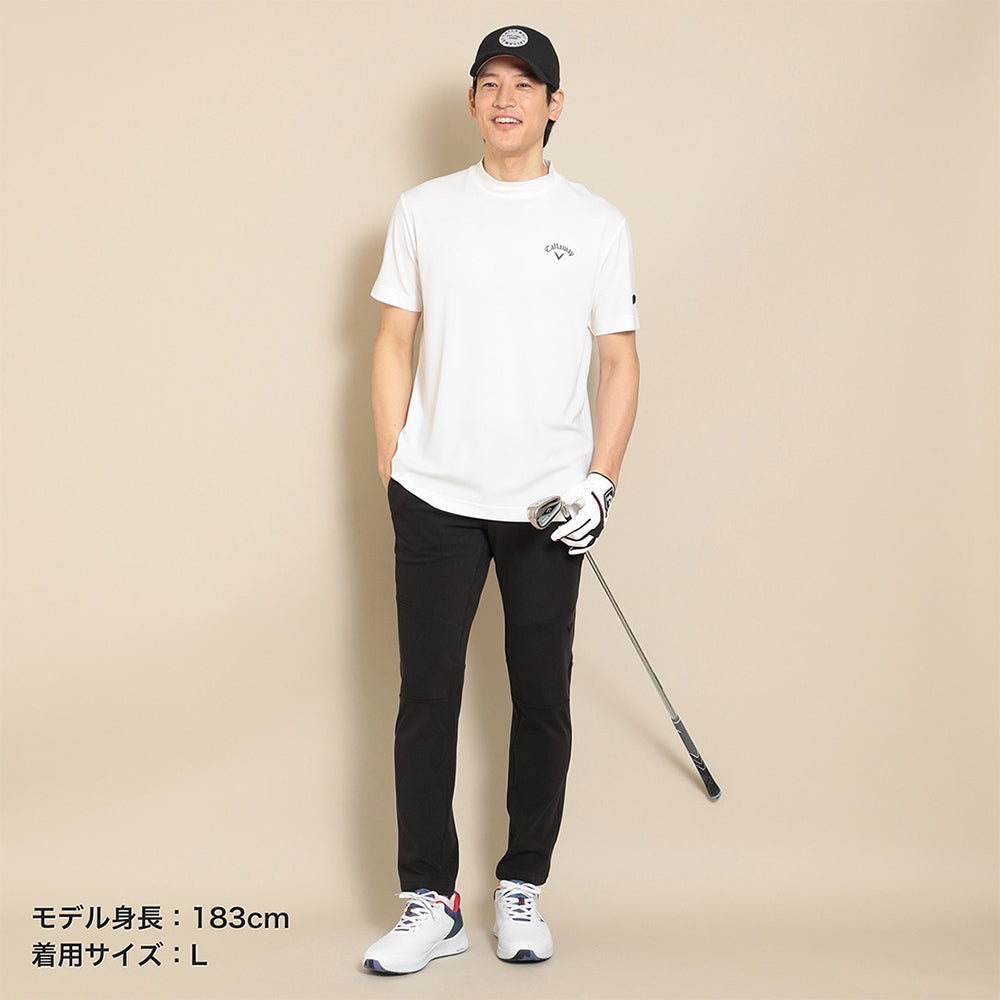 COOL LINING EYELET NECK SHIRT 男士 內涼感小立領短袖上衣