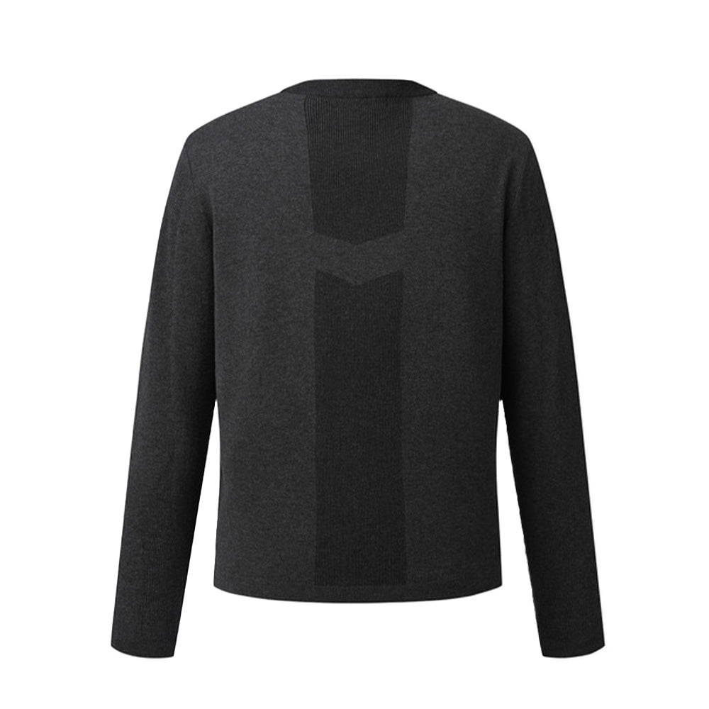 WOVEN HYBRID SWEATER 男士 圓領長袖上衣