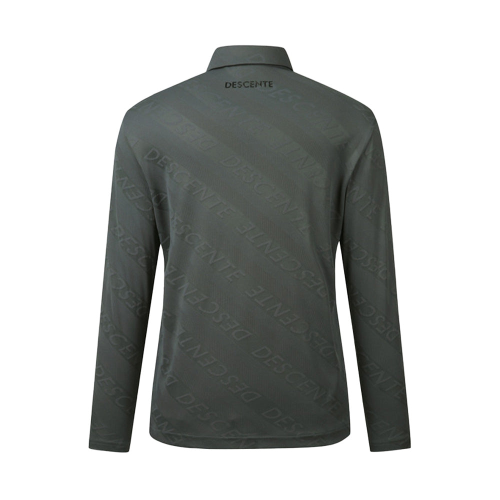 FRONT JACQUARD 男士 長袖POLO衫