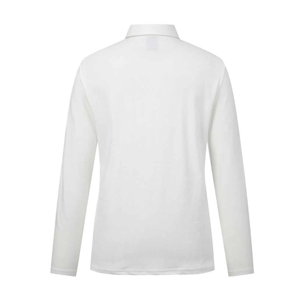 FRONT JACQUARD LONG-SLEEVE 男士 長袖POLO衫