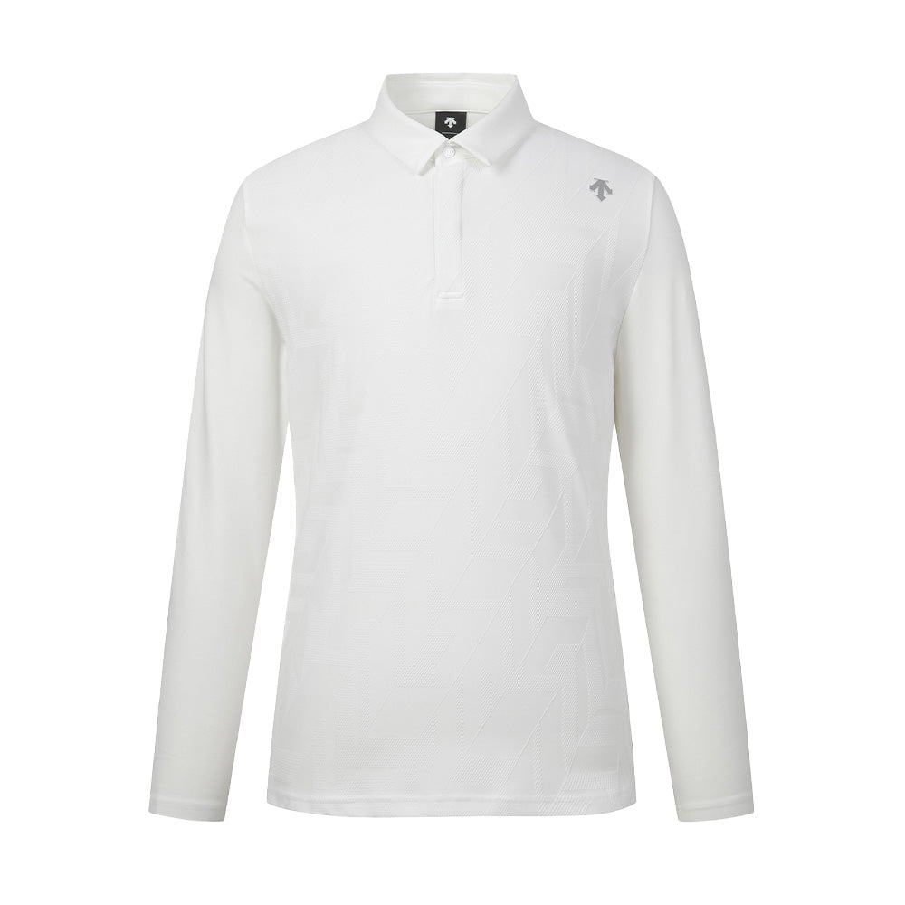 FRONT JACQUARD LONG-SLEEVE 男士 長袖POLO衫