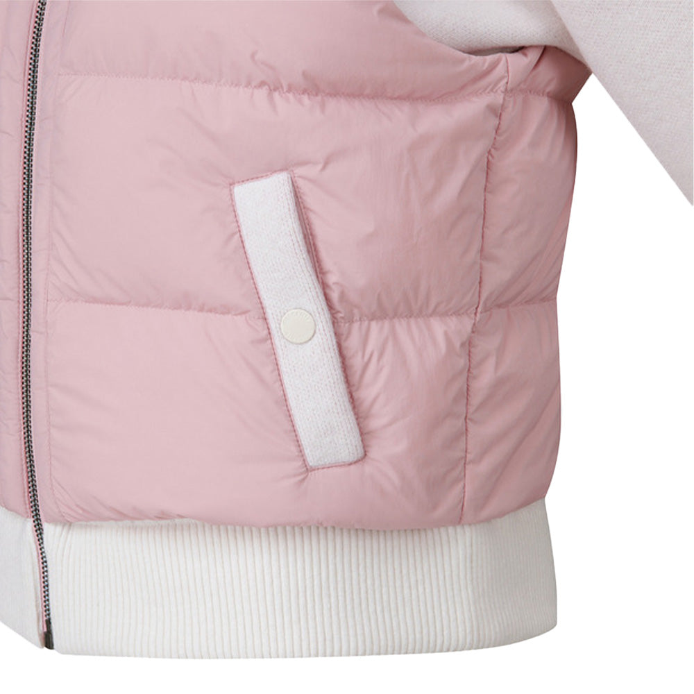 KNIT HYBRID JUMPER 女士 翻領防風外套