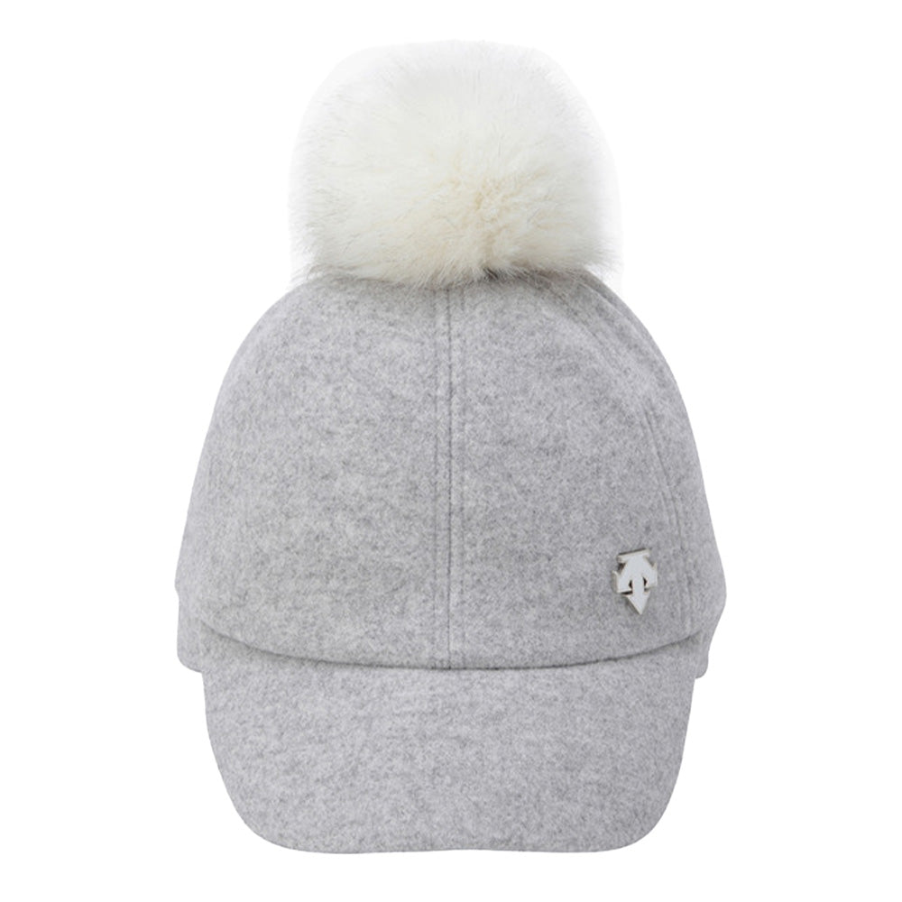 EARFLAP COLDPROOF CAP 女士 絨球高爾夫球帽