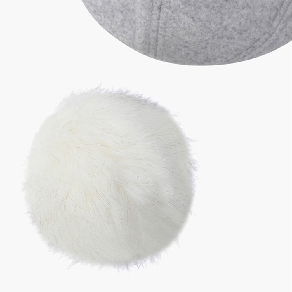 EARFLAP COLDPROOF CAP 女士 絨球高爾夫球帽