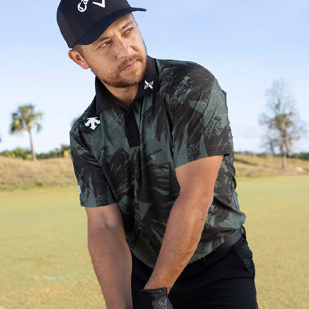 【Xander Schauffele Collection】PALM PRINT SHIRT 男士 高爾夫POLO衫
