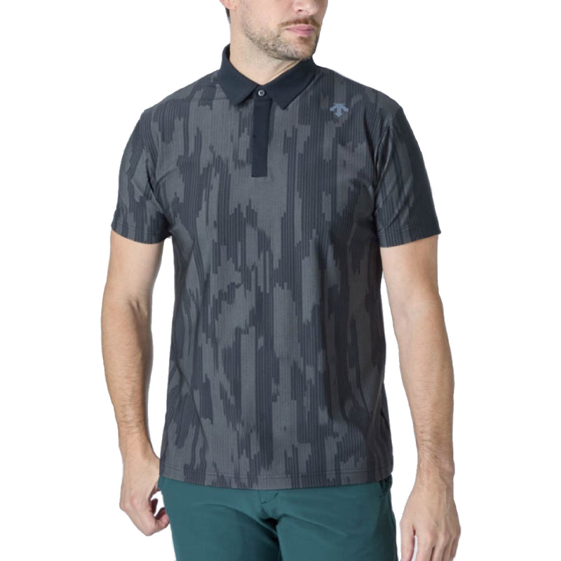 SUNSCREEN PRINT SHORT SLEEVE SHIRT 男士 高爾夫翻領上衣