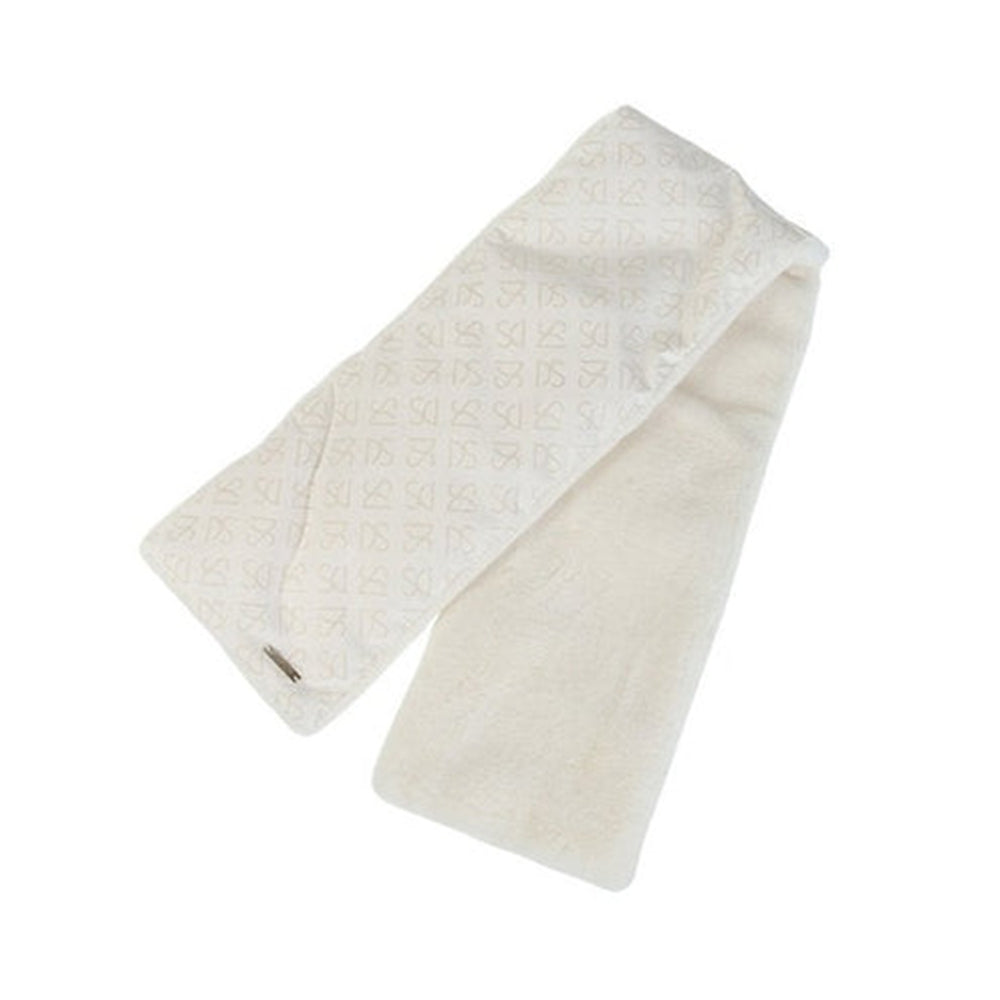 PE TAFFETA MONOGRAM PRINT & BOA REVERSIBLE COMPACT SCARF 女士 高爾夫球圍脖