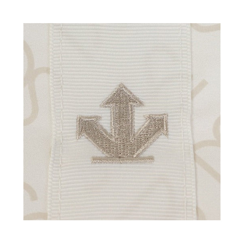 PE TAFFETA MONOGRAM PRINT & BOA REVERSIBLE COMPACT SCARF 女士 高爾夫球圍脖