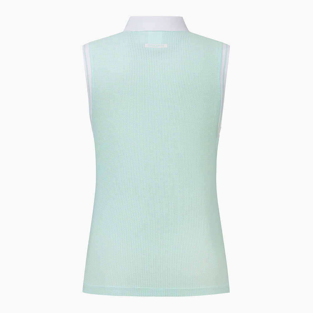 KNIT COLLARED SLEEVELESS 女士 高爾夫無袖上衣