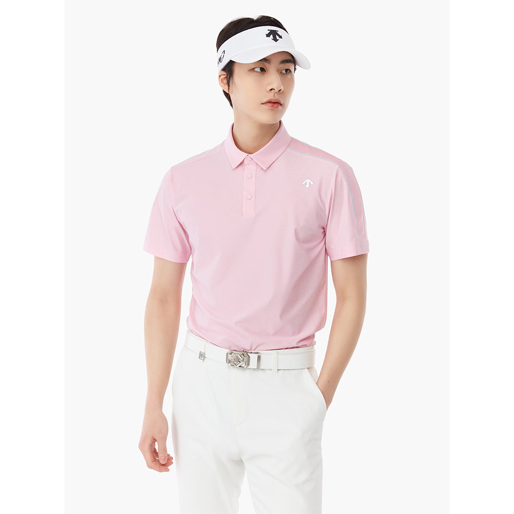MELANGE COOLING MATERIAL SHORT-SLEEVE SHIRT 男士 短袖POLO衫
