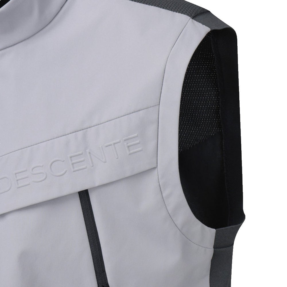 HYBRID KNIT VEST 男士 防風背心 - ASH GOLF Taiwan