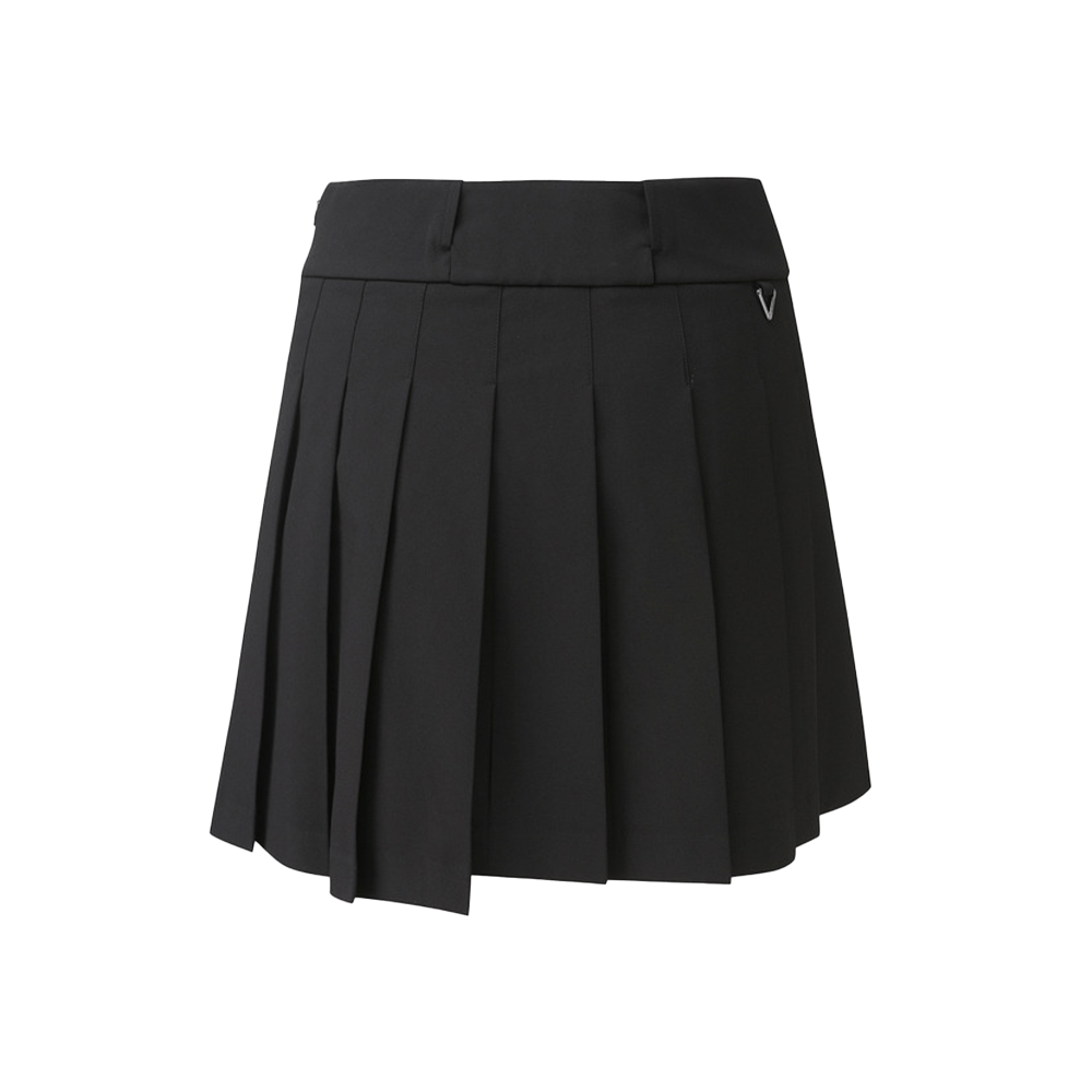 UNBALANCED PLEATED SKIRT 女士 不對稱百褶褲裙 - ASH GOLF Taiwan