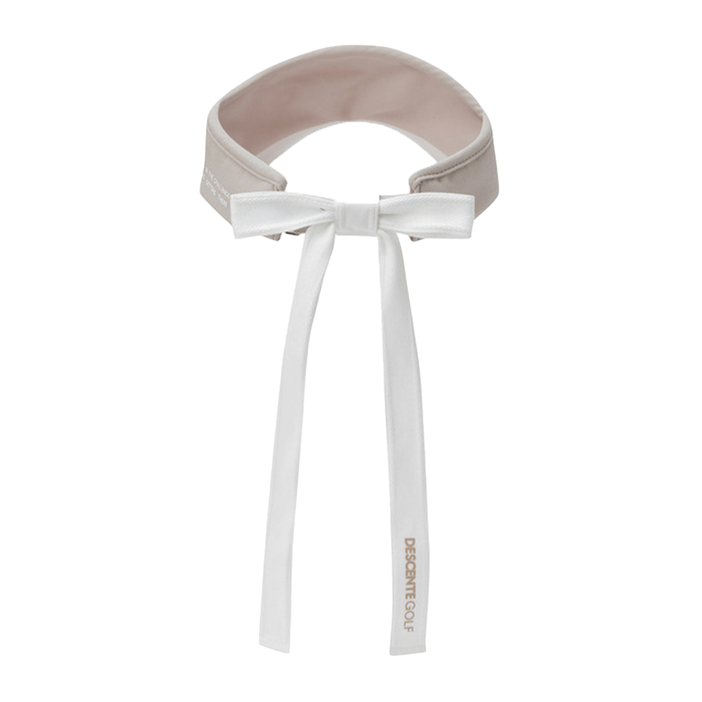 DETACHABLE RIBBON SUNVISOR 女士 拆式絲帶遮陽帽 - ASH GOLF Taiwan