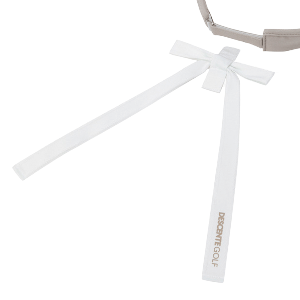 DETACHABLE RIBBON SUNVISOR 女士 拆式絲帶遮陽帽 - ASH GOLF Taiwan