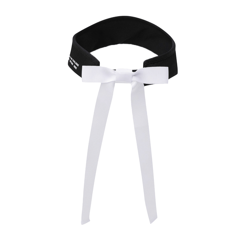 DETACHABLE RIBBON SUNVISOR 女士 拆式絲帶遮陽帽 - ASH GOLF Taiwan