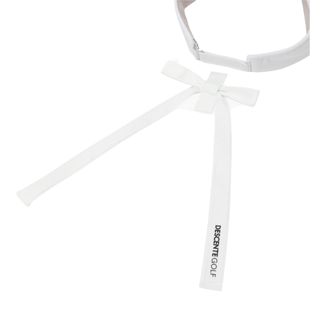 DETACHABLE RIBBON SUNVISOR 女士 拆式絲帶遮陽帽 - ASH GOLF Taiwan