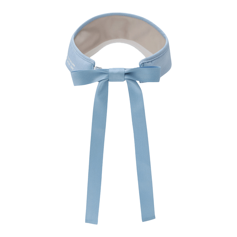 DETACHABLE RIBBON SUNVISOR 女士 拆式絲帶遮陽帽 - ASH GOLF Taiwan