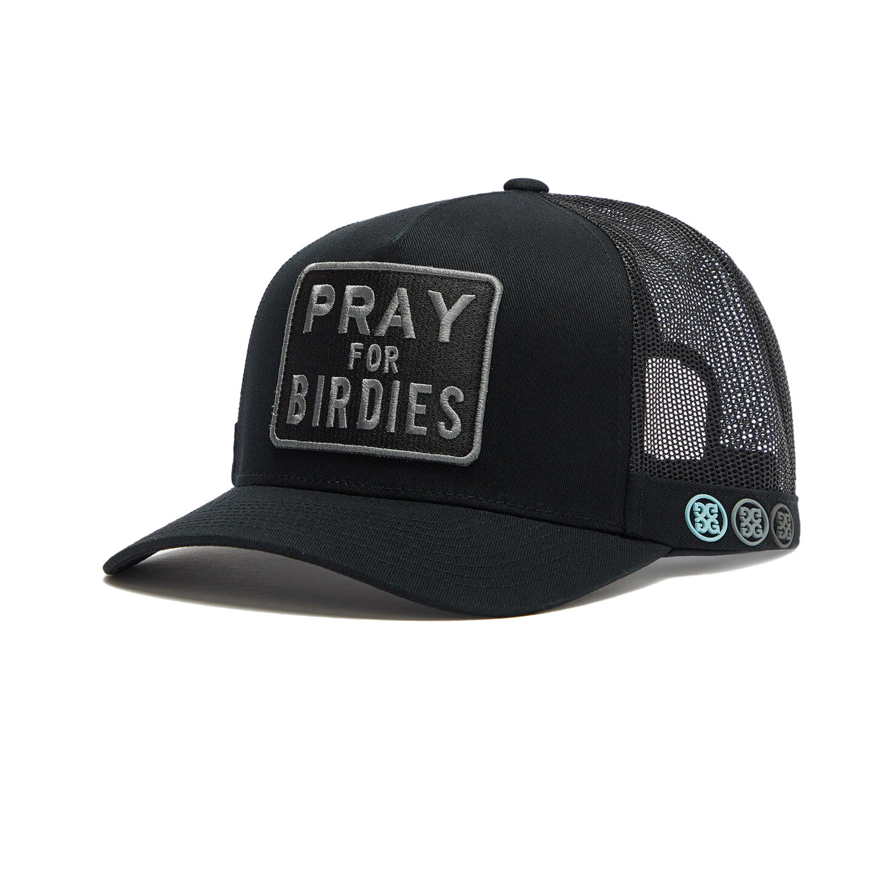 PRAY FOR BIRDIES INTERLOCK KNIT TRUCKER HAT高爾夫球帽