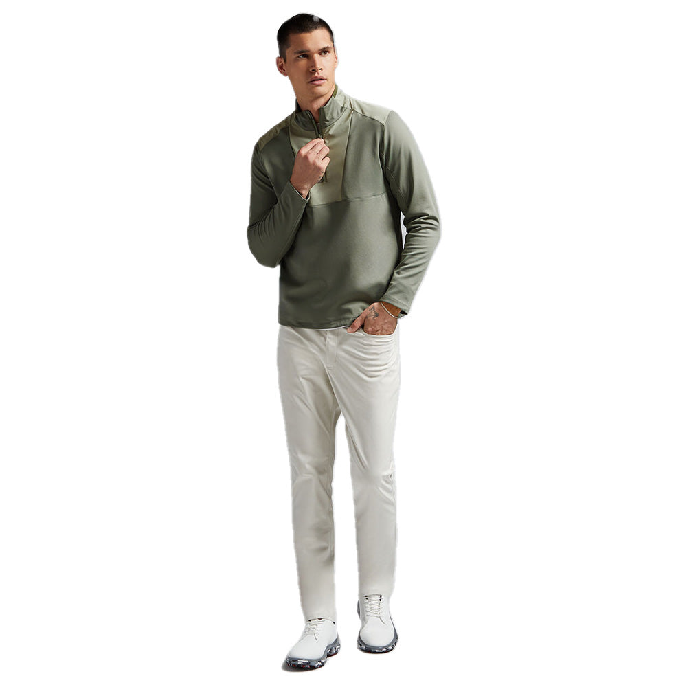 DOUBLE KNIT ZIP 男士 半開襟拉鍊長袖上衣