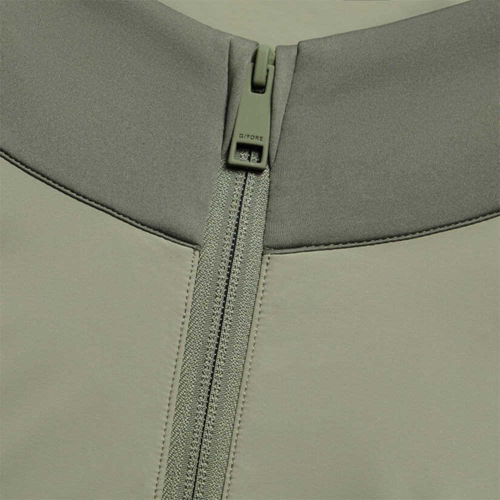 DOUBLE KNIT ZIP 男士 半開襟拉鍊長袖上衣