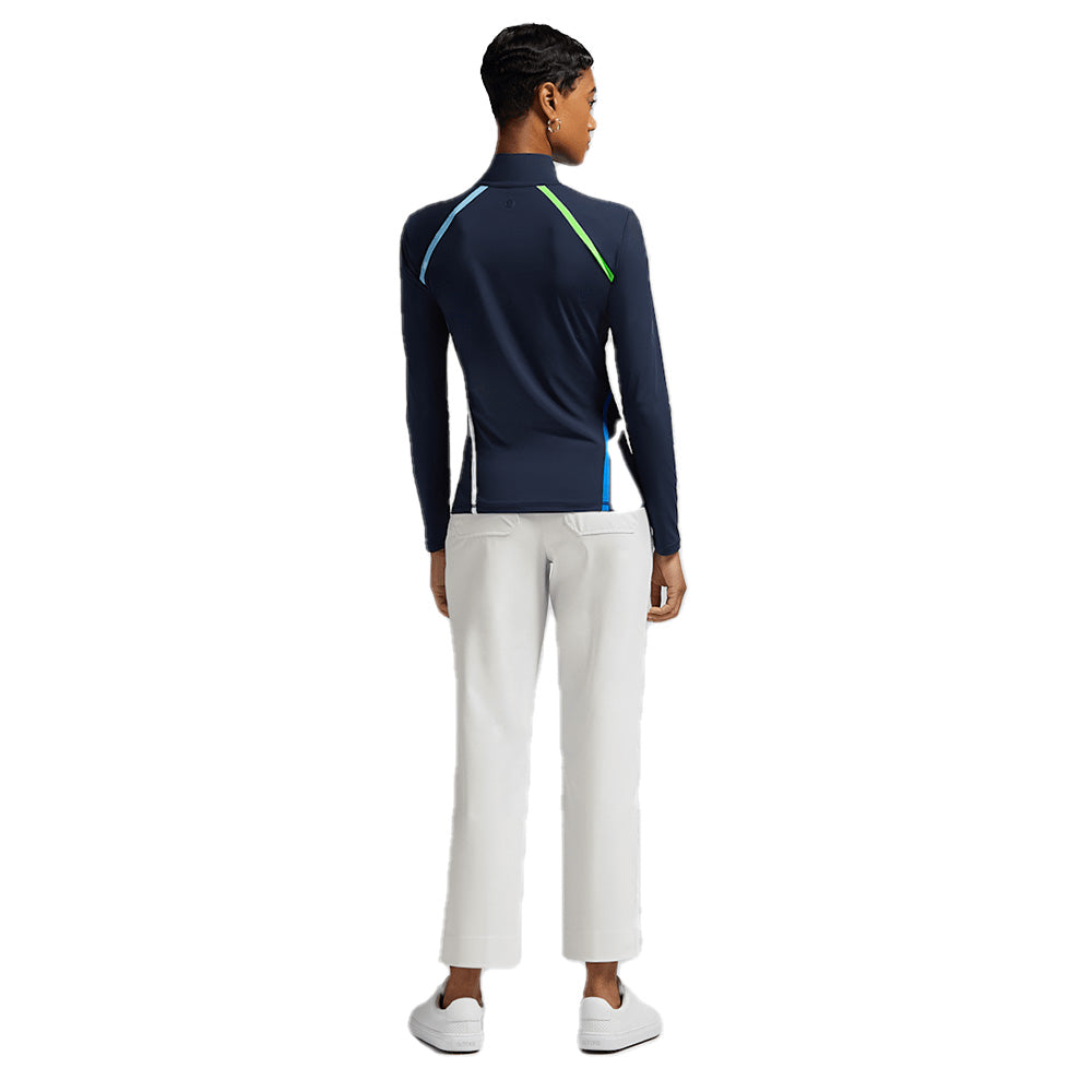 COLOUR BLOCK TECH PULLOVER 女士 半開襟拉鍊長袖上衣