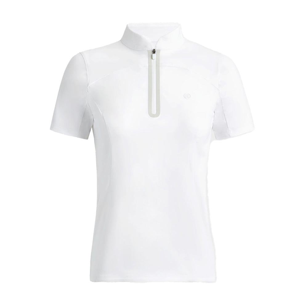 INTERLOCK QUARTER ZIP 女士 半開襟拉鍊短袖上衣