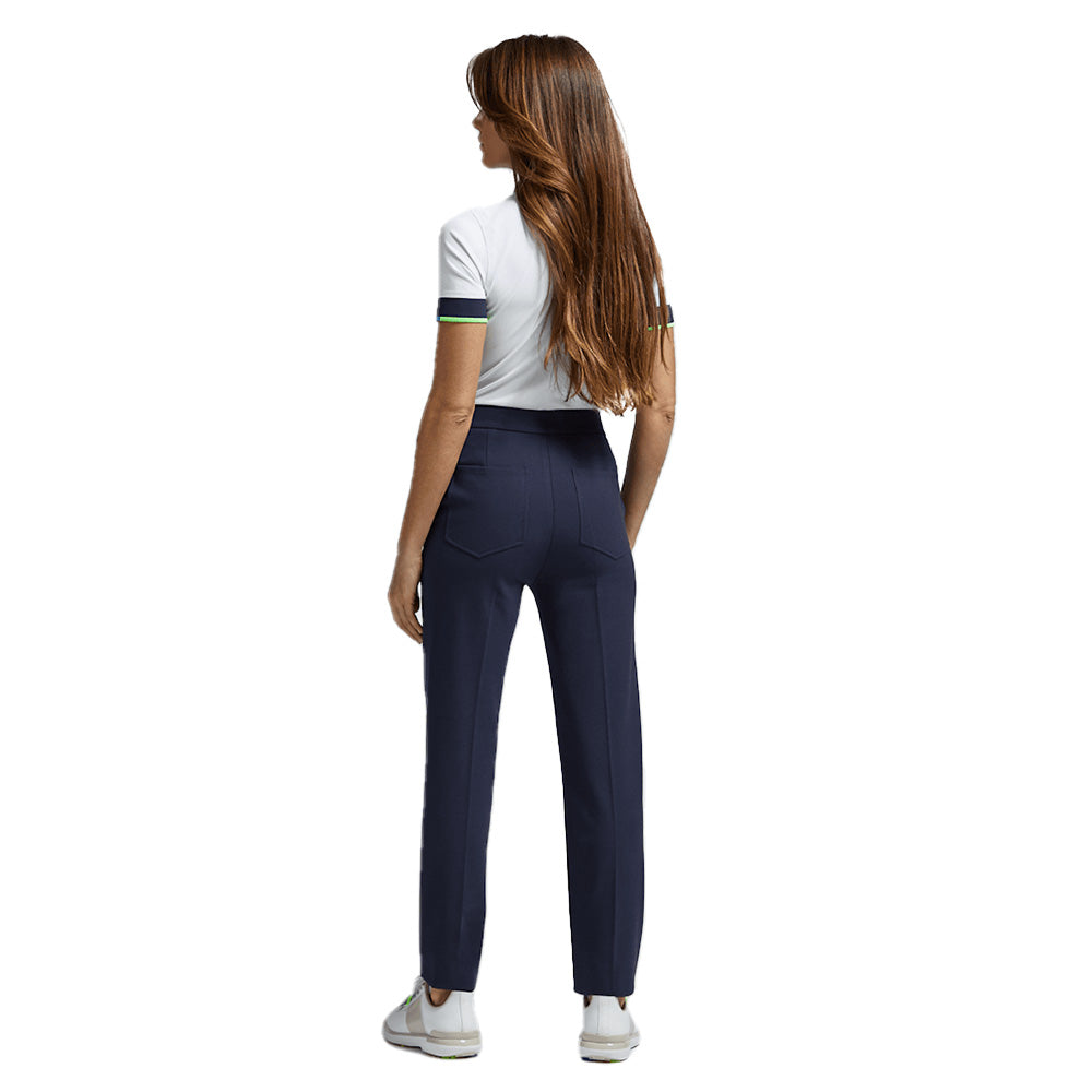 CONTRAST QUARTER ZIP POLO 女士 半開襟拉鍊短袖上衣