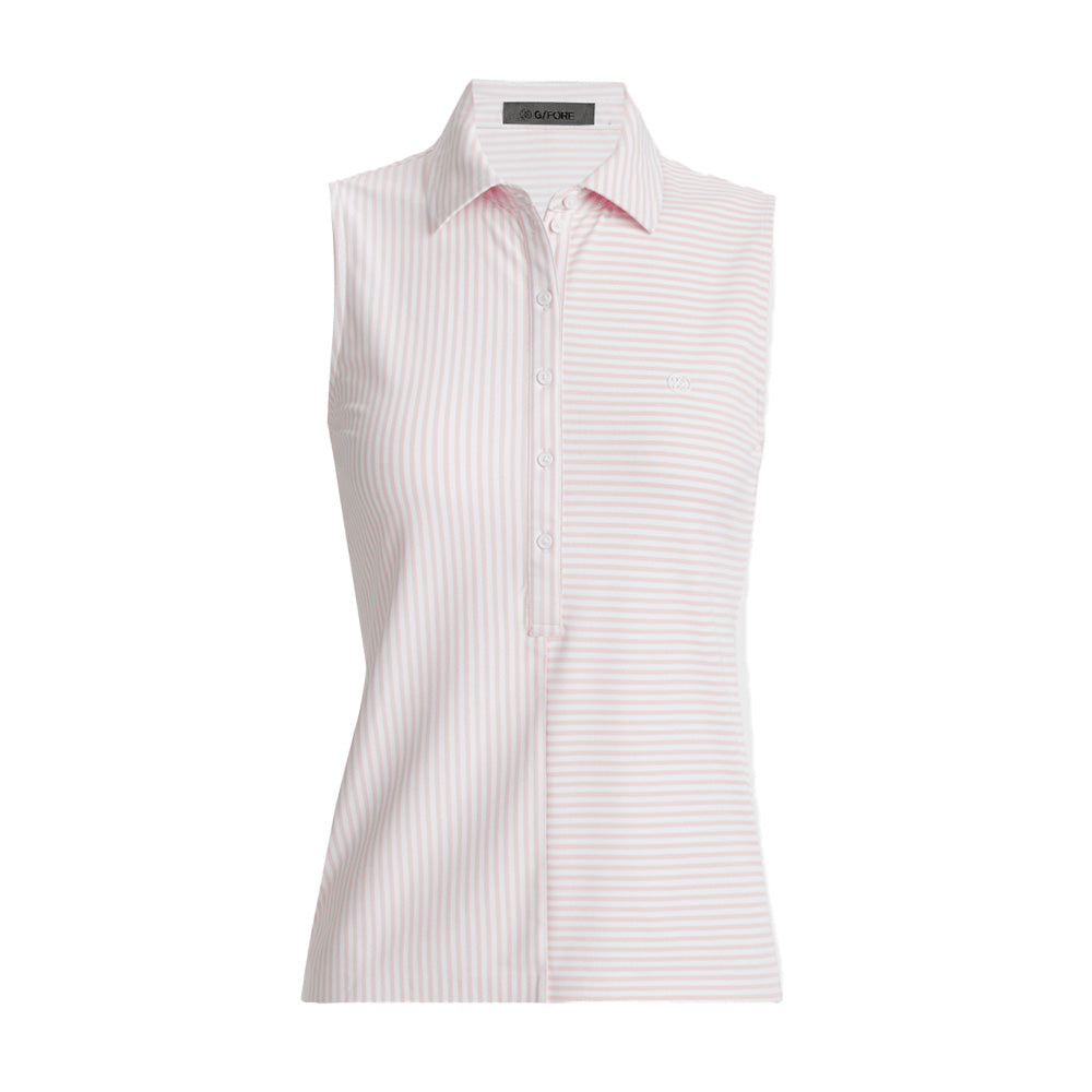 FEEDER STRIPE POLO 女士 無袖POLO衫