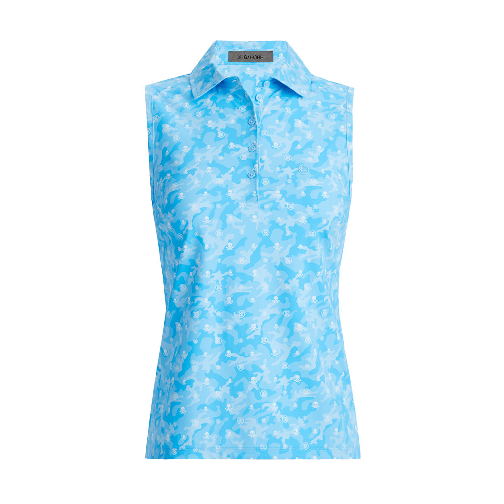 CAMO TECH POLO 女士 無袖POLO衫