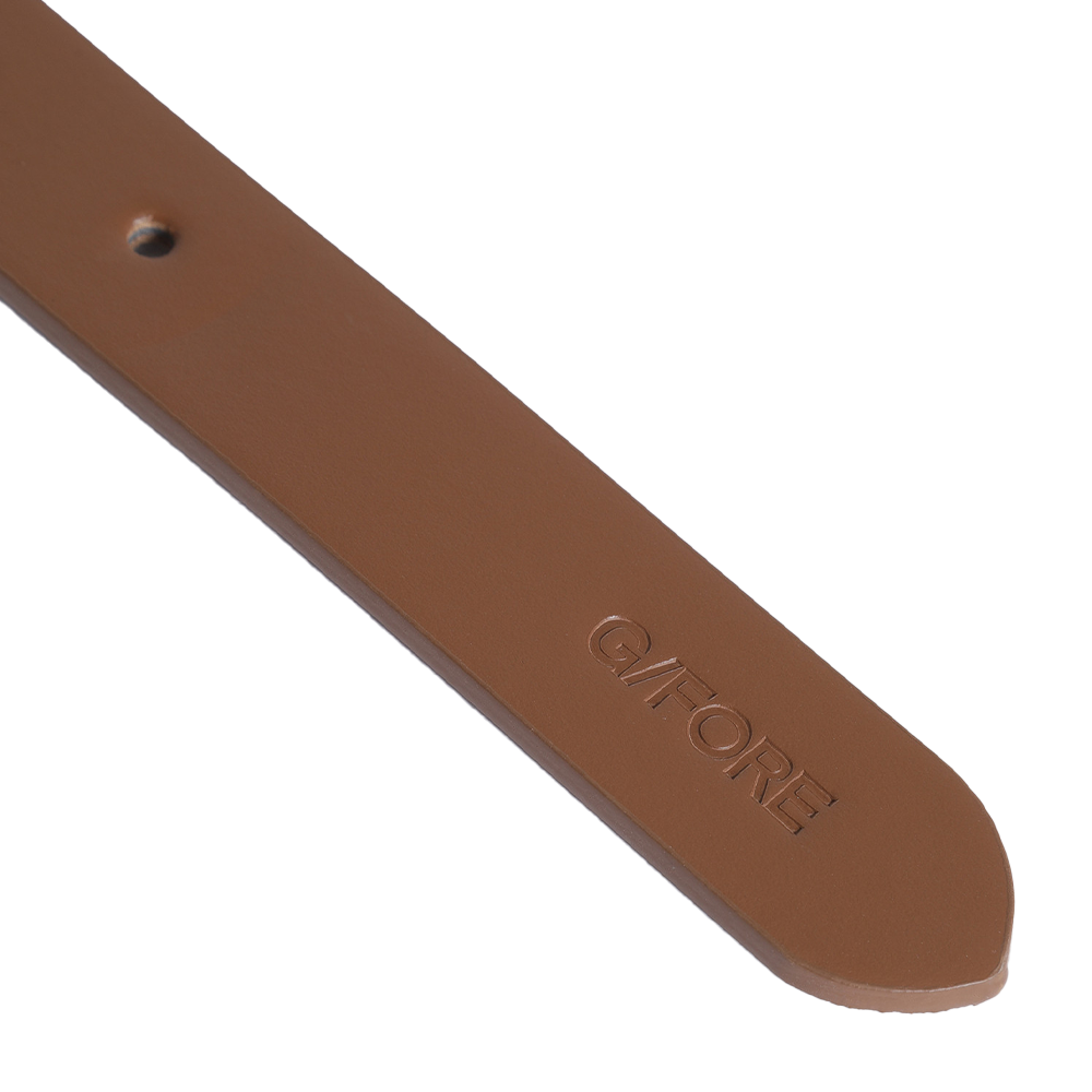 SAFFIANO LEATHER BELT 女士 標誌扣皮革腰帶
