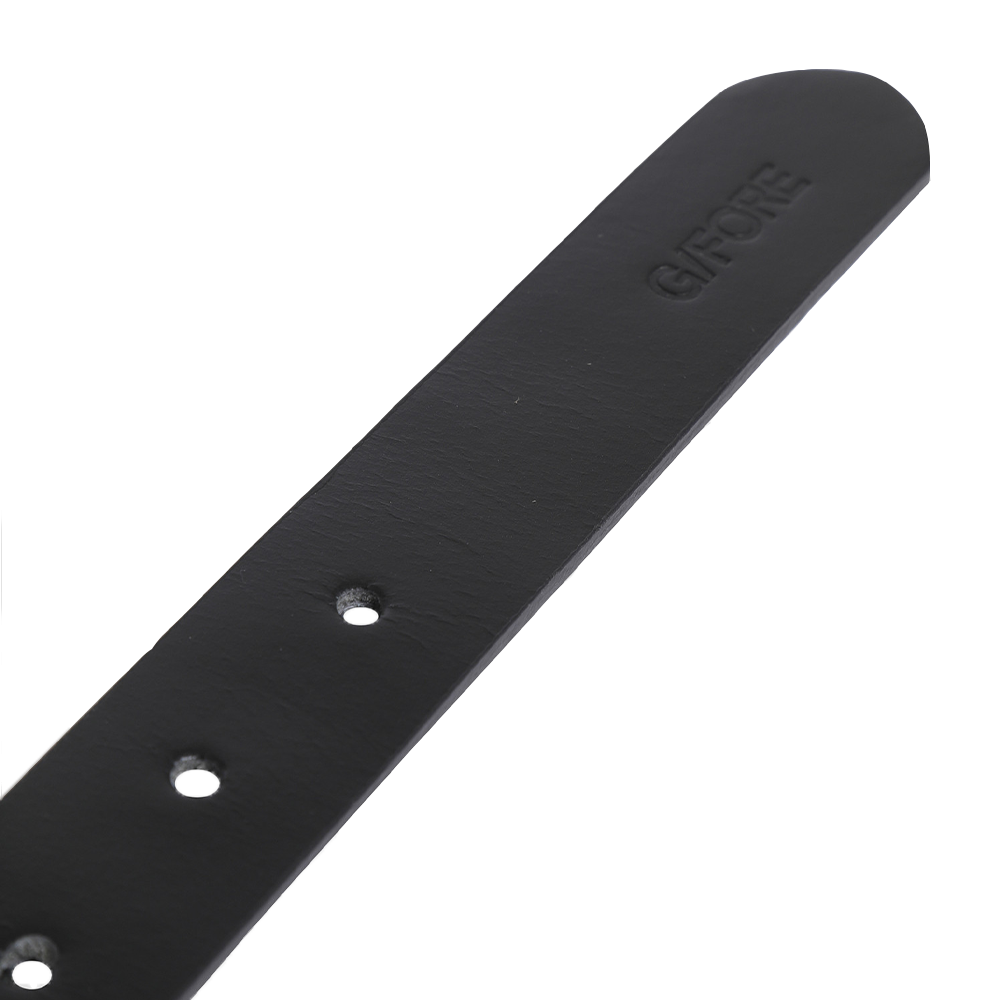 SAFFIANO LEATHER BELT 女士 標誌扣皮革腰帶